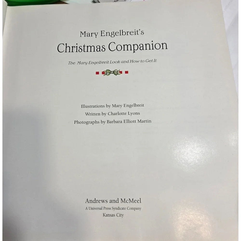 Mary Engelbreit's Christmas Companion Hardcover Book Holiday Decor Crafts